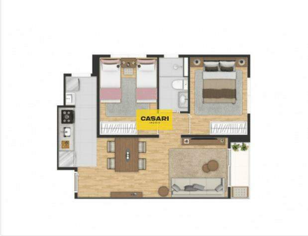 Apartamento para à venda no bairro Santa Terezinha, São Bernardo do Campo - Casari Imóveis: 