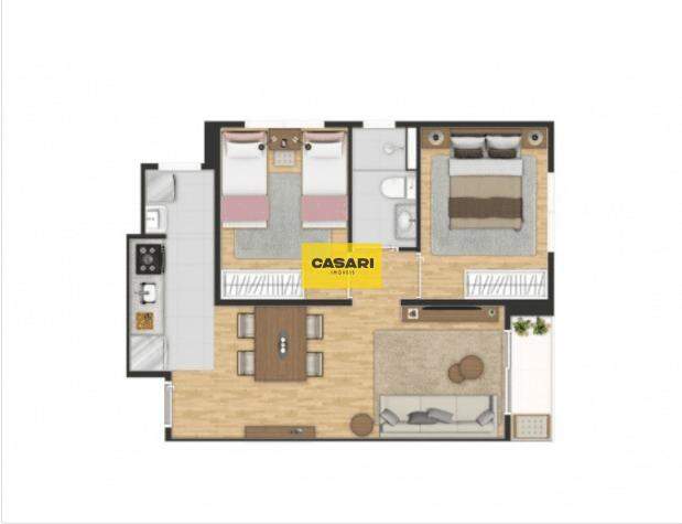 Apartamento para à venda no bairro Santa Terezinha, São Bernardo do Campo - Casari Imóveis: 