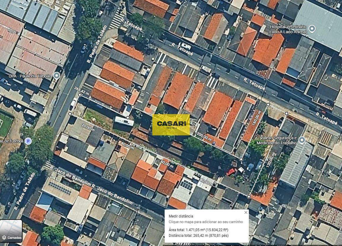 Terreno para à venda no bairro Paulicéia, São Bernardo do Campo - Casari Imóveis: 