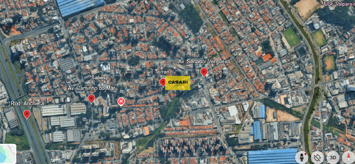 Terreno para à venda no bairro Rudge Ramos, São Bernardo do Campo - Casari Imóveis: 