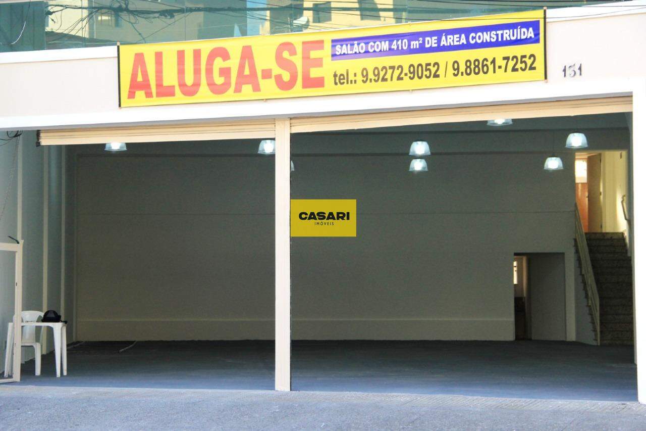 Salão para para aluguel no bairro Rudge Ramos, São Bernardo do Campo - Casari Imóveis: 