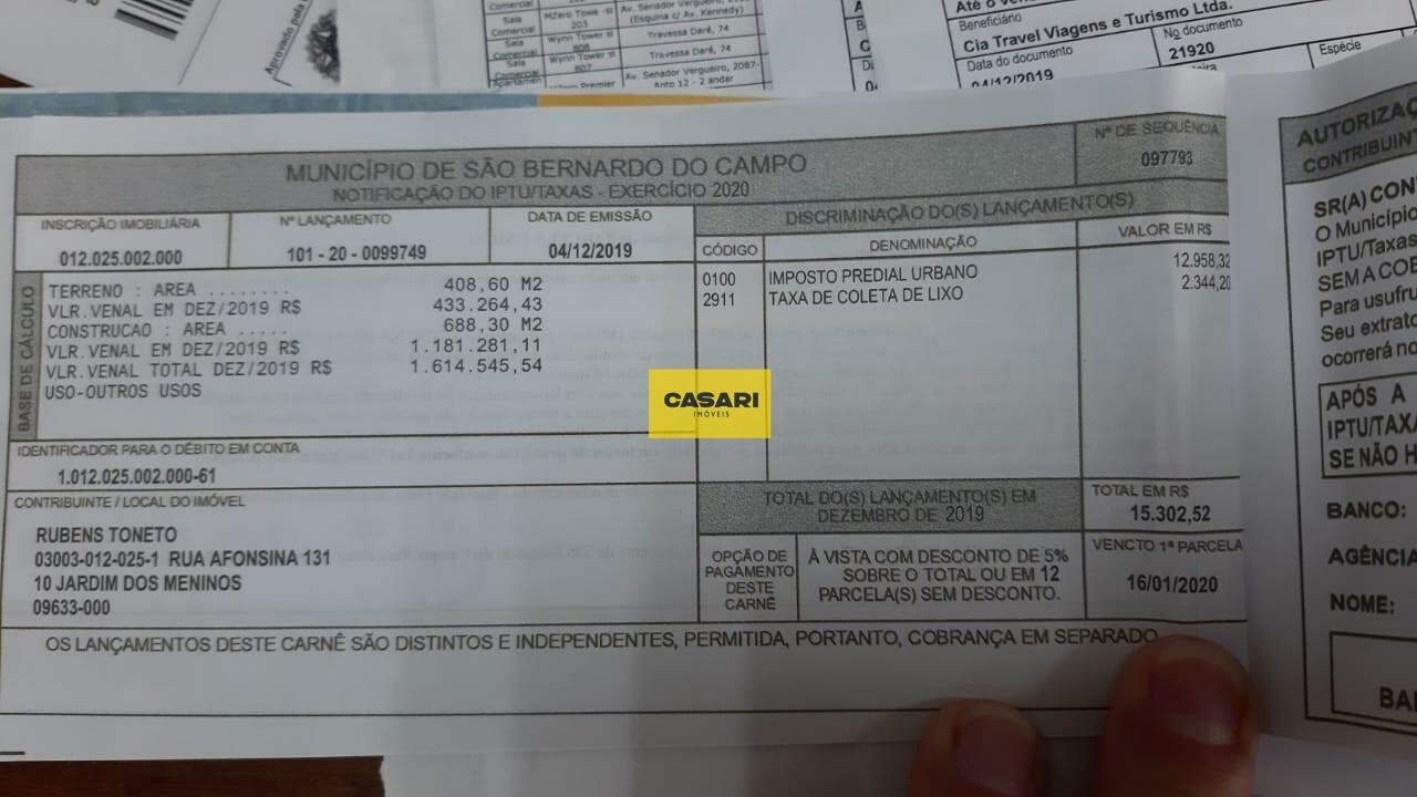 Salão para para aluguel no bairro Rudge Ramos, São Bernardo do Campo - Casari Imóveis: 
