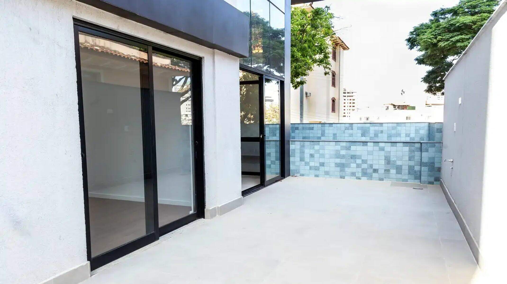 Apartamento à venda no Sion: Área externa com privacidade