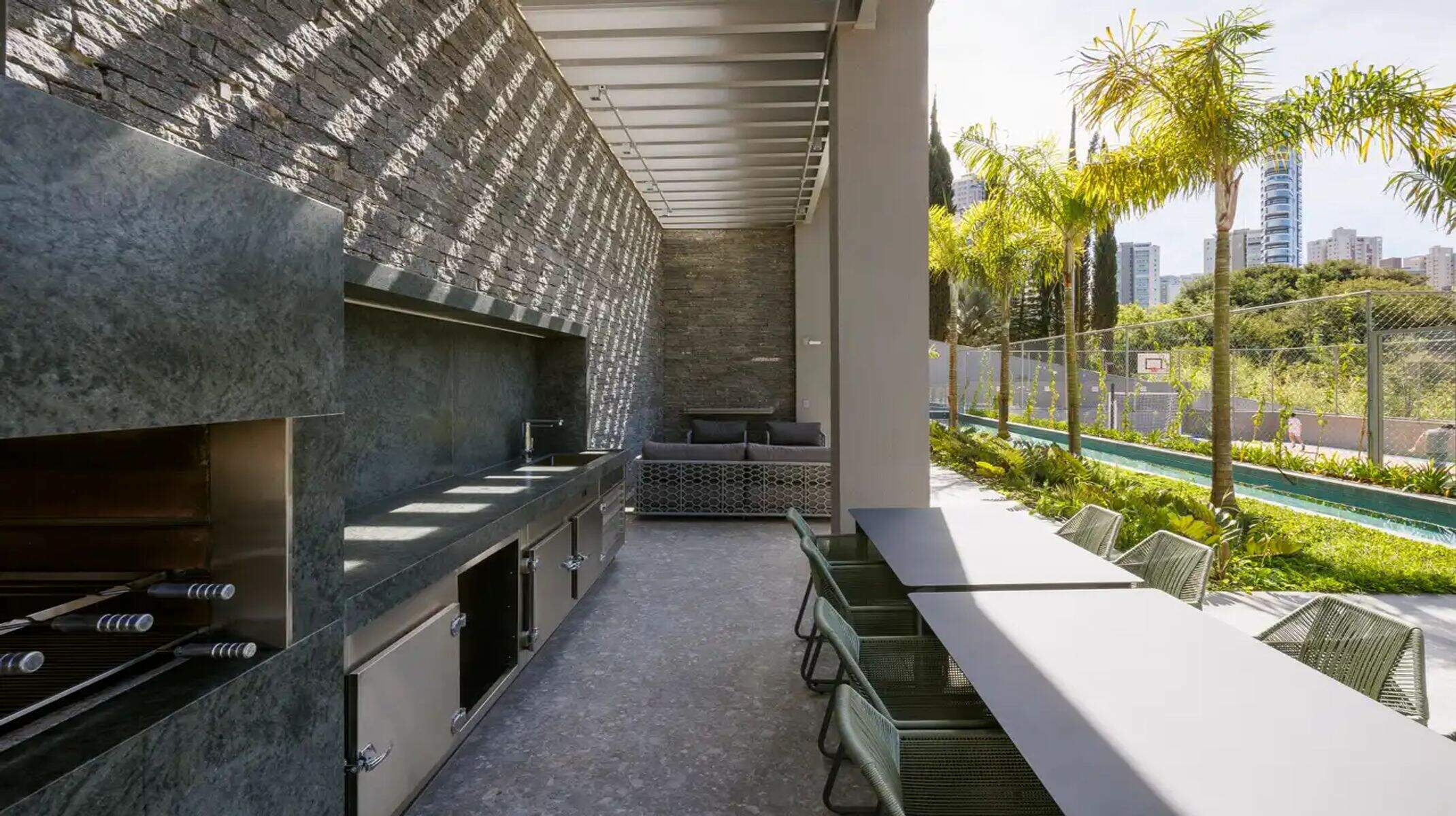 Apartamento à venda no Vale do Sereno: Gourmet externo