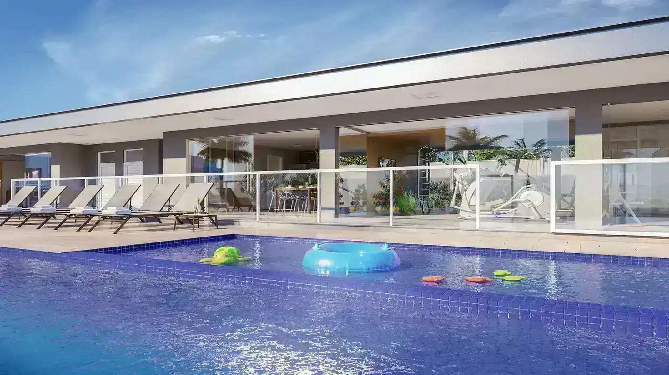 Apartamento à venda no Pau Pombo: Piscina infantil