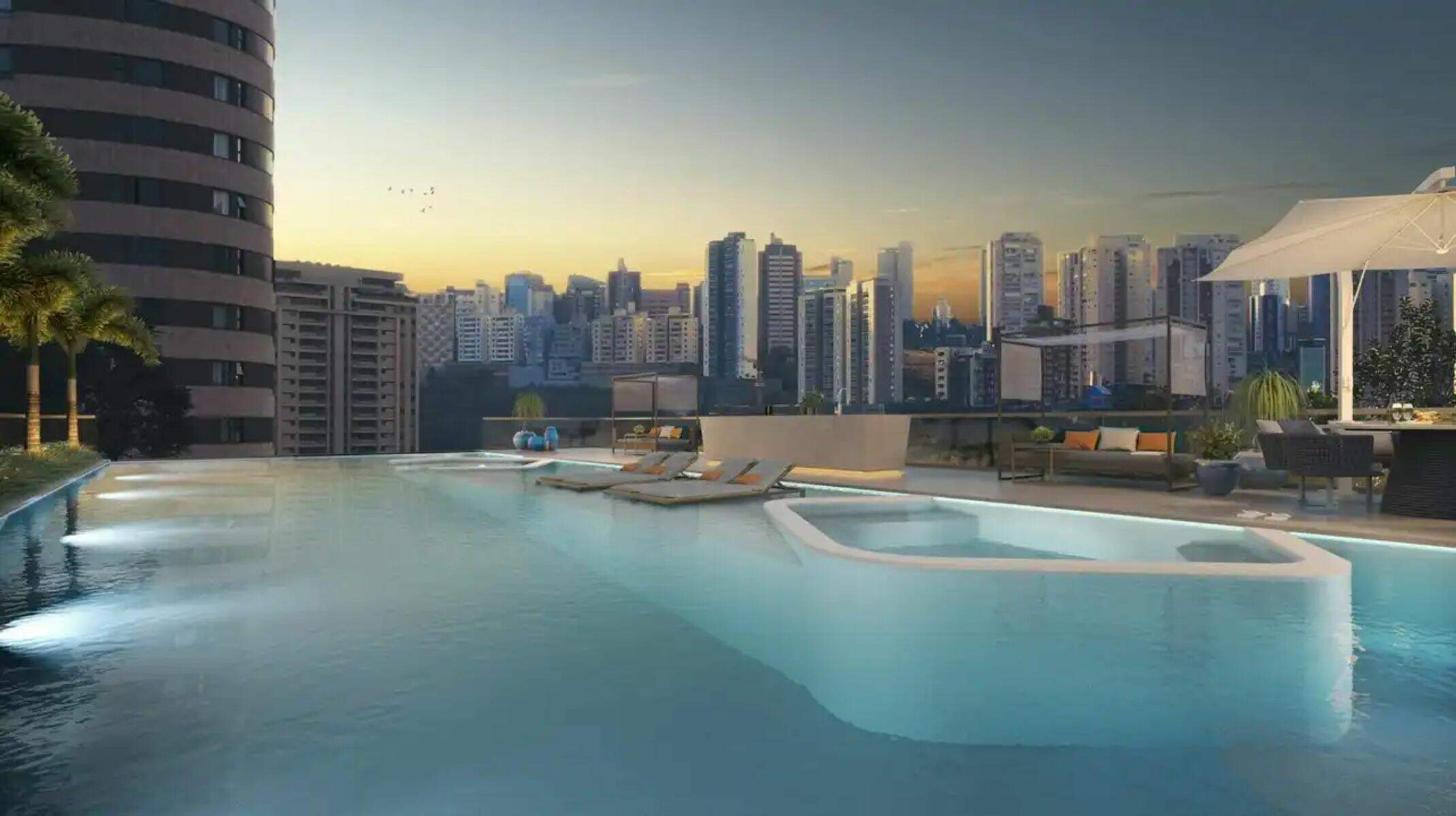 Apartamento à venda no Vale do Sereno: Piscina com jacuzzi