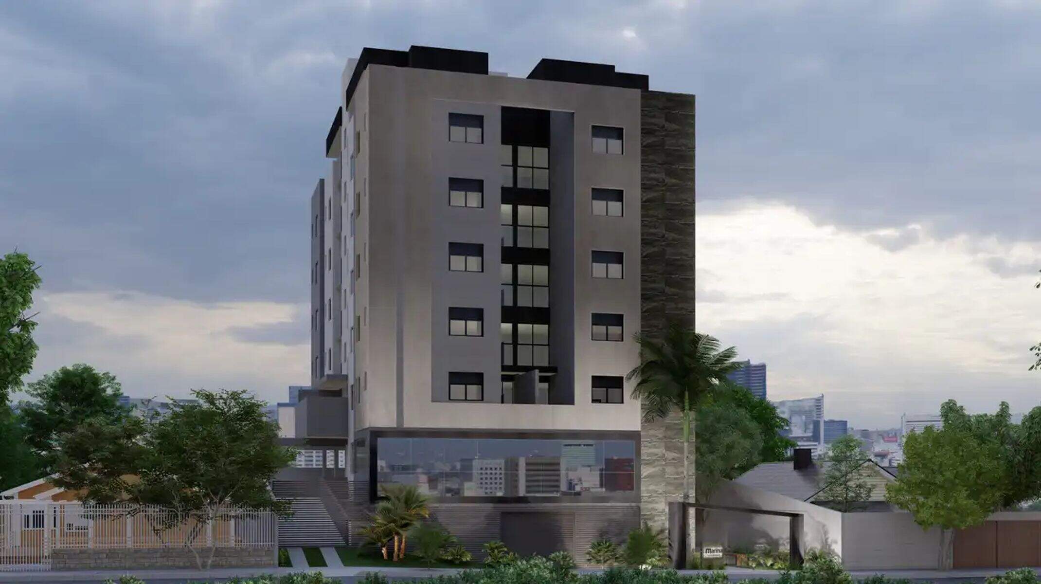 Apartamento à venda no Itapoã: Vista do Prédio - Torre Única