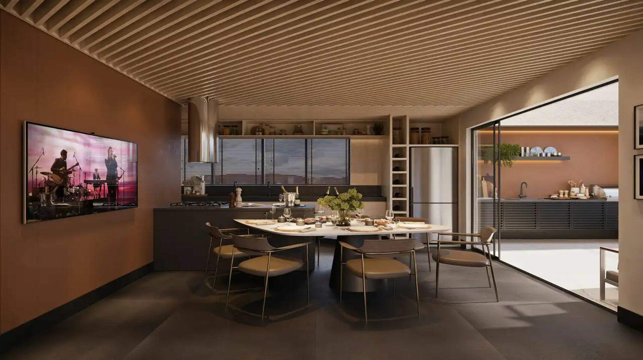 Apartamento à venda no Savassi: Espaço gourmet