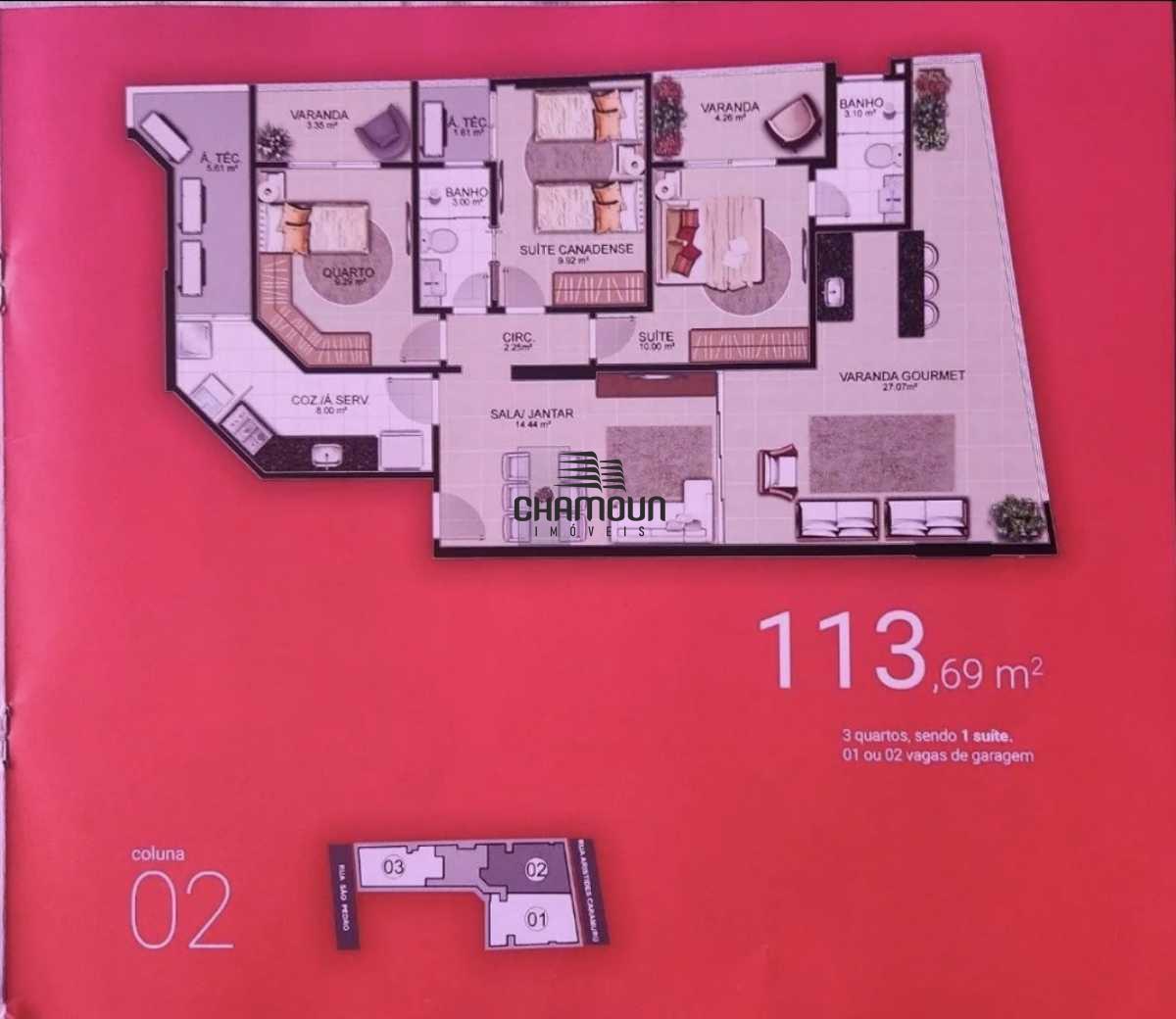 Apartamento à venda no Muquiçaba: Apartamento com 3 quartos