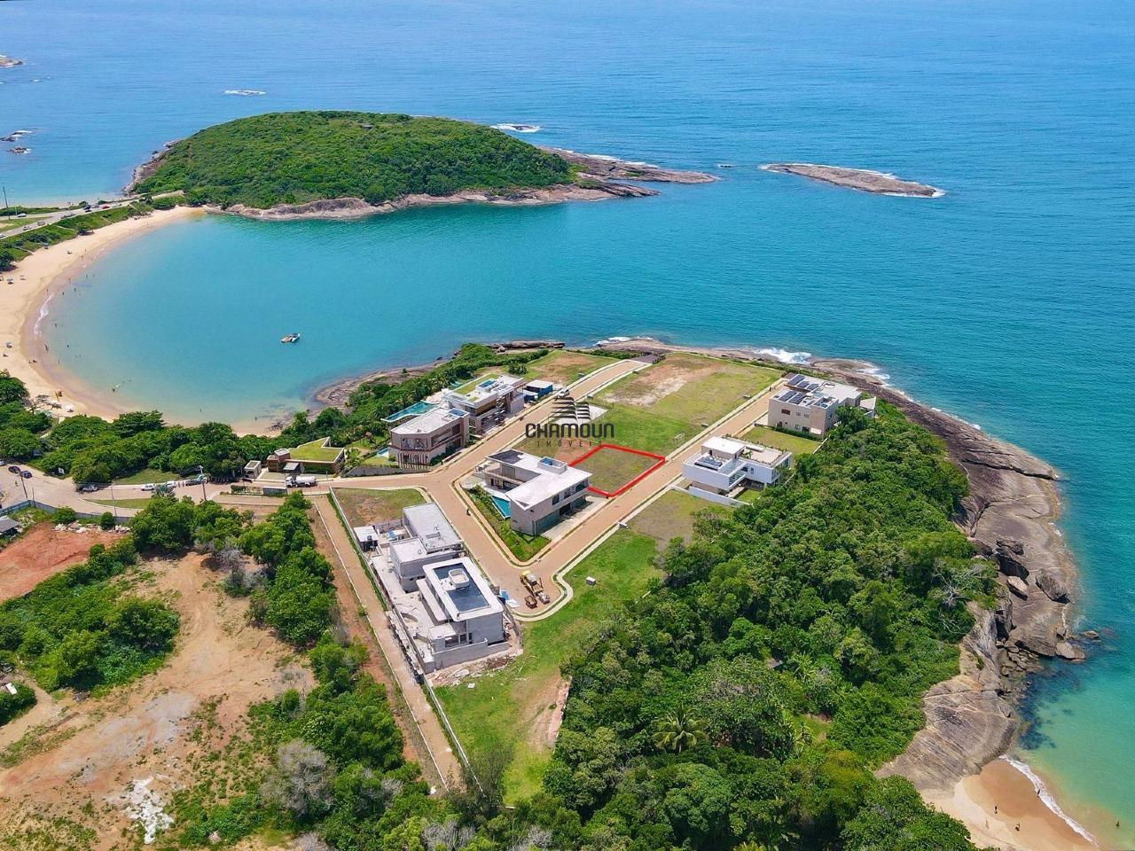 Terreno à venda no Enseada Azul: Terreno frente a Praia de Bacutia 