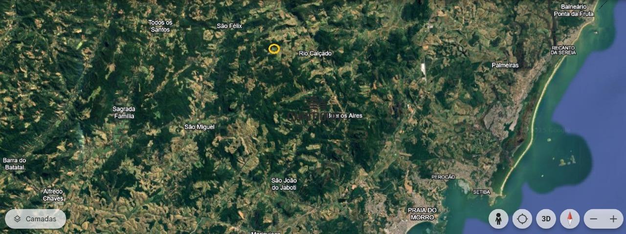 Área Rural à venda no Rio Calçado: Área de 16,5 hectares à venda  em Rio Calçado Guarapari