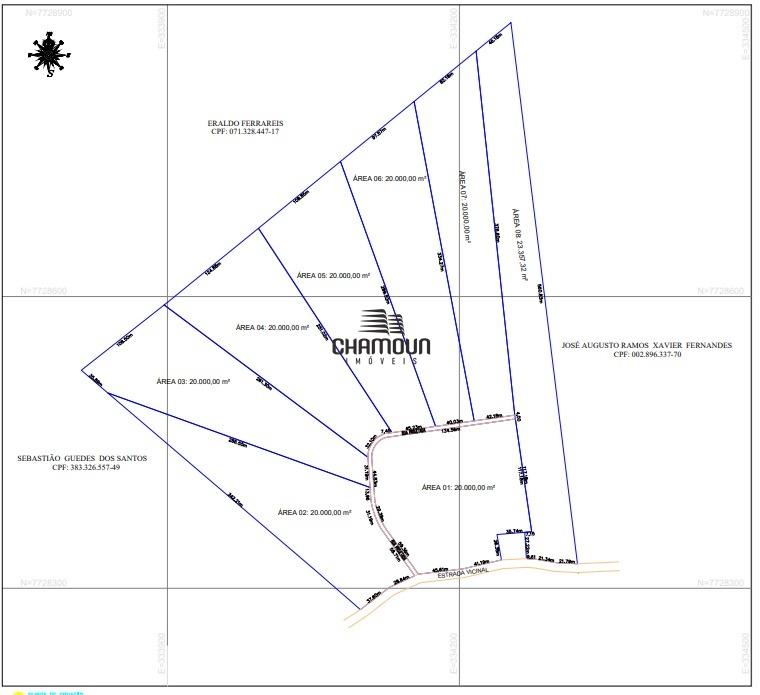 Área Rural à venda no Rio Calçado: Área de 16,5 hectares à venda  em Rio Calçado Guarapari