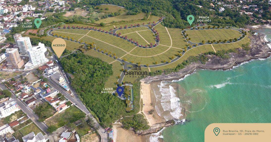 Lote à venda no Praia do Morro: Lote 400,16 mts², Reserva da Praia, Praia do Morro, Guarapari - ES