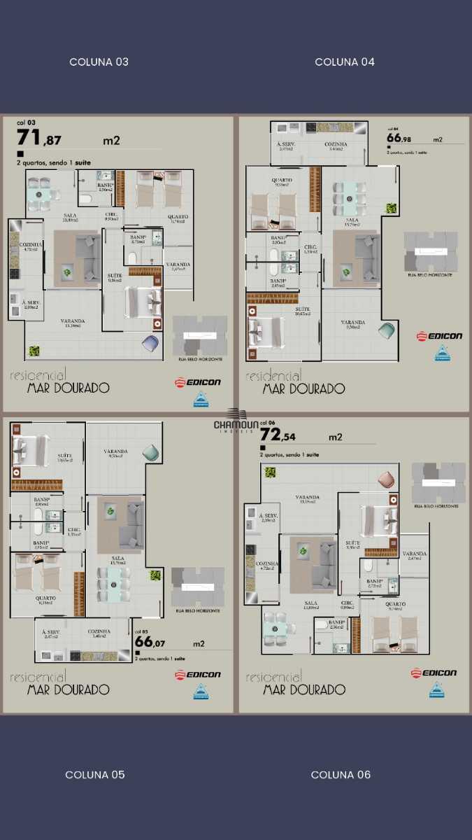 Apartamento à venda no Praia do Morro: Lançamento em Construção na Praia do Morro com acesso a poucos passos do mar.