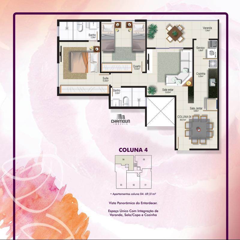 Apartamento à venda no Praia dos Castelhanos: LANÇAMENTO 2025 ROSA ANGELICA