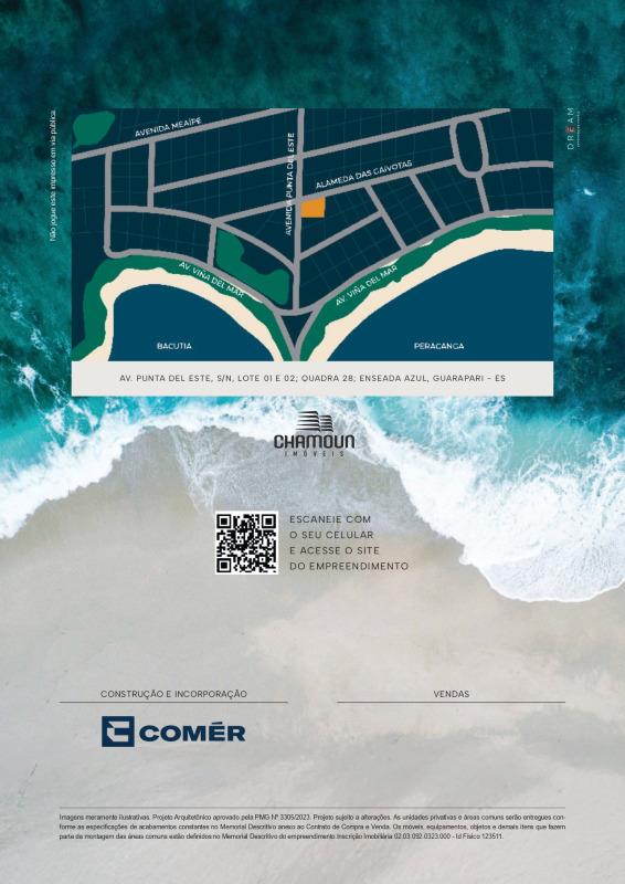 Apartamento à venda no Enseada Azul: Lançamento na Enseada Azul ES MAR DEL PLANTA