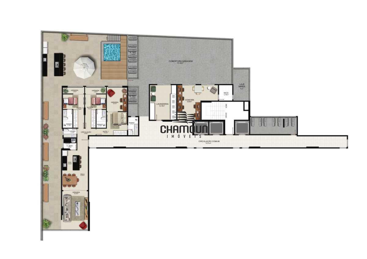 Apartamento à venda no Praia do Morro:  2 quartos, 1 suíte, 2 vagas, Praia do Morro - Guarapari/ES