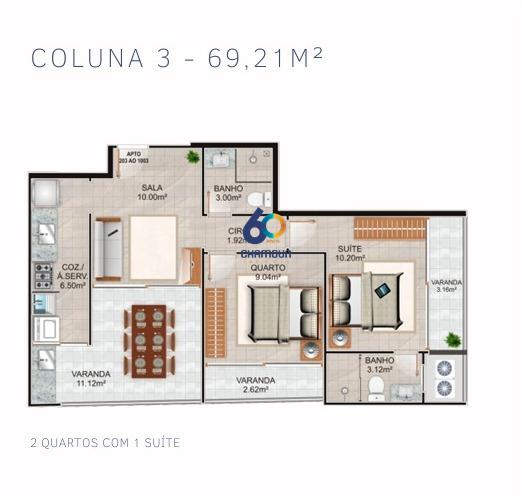 Apartamento à venda no Praia do Morro: 