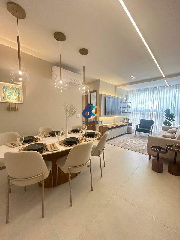 Apartamento à venda no JARDIM DA PENHA: Sala de jantar integrada a sala de estar