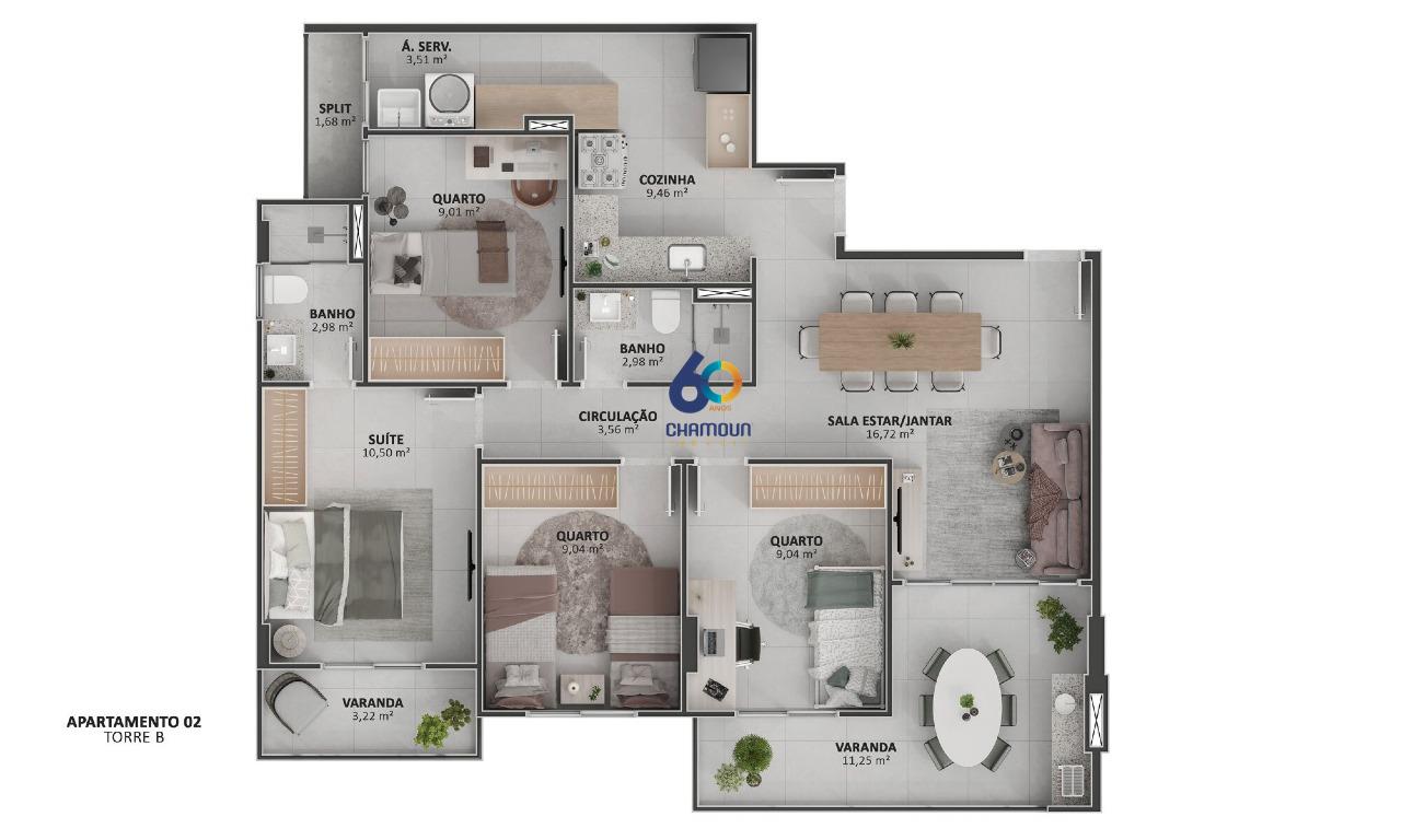 Apartamento à venda no Praia da Costa: Apartamento 4 quartos na Praia da Costa - Vila velha ES