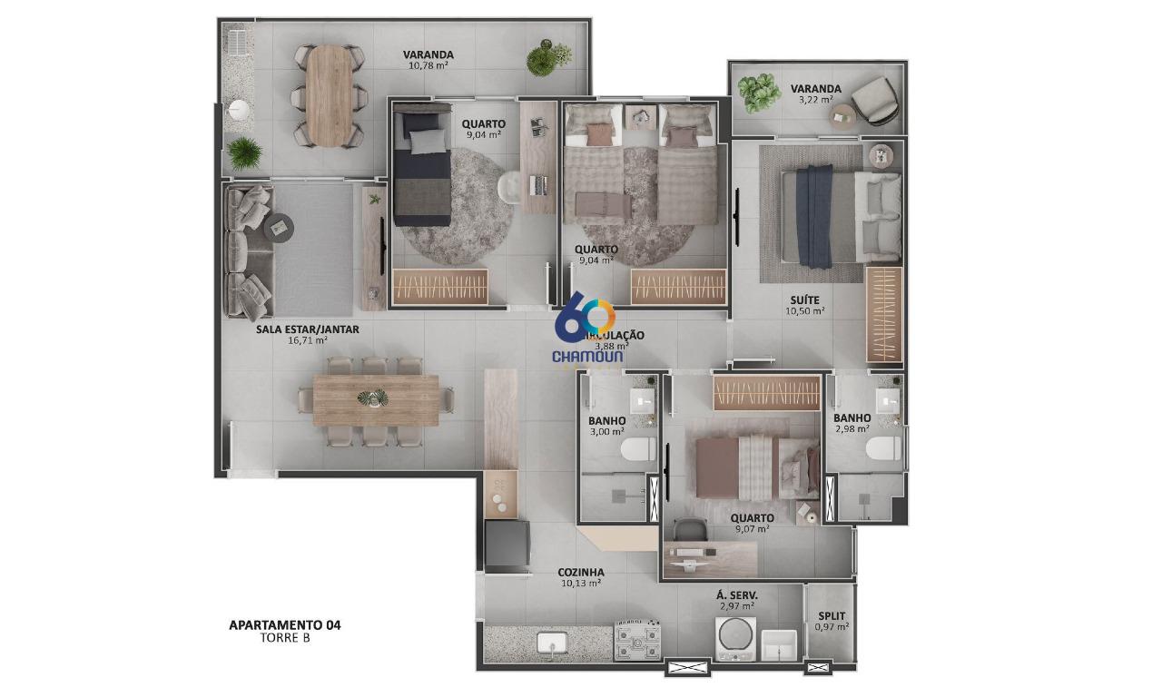 Apartamento à venda no Praia da Costa: Apartamento 4 quartos na Praia da Costa - Vila velha ES