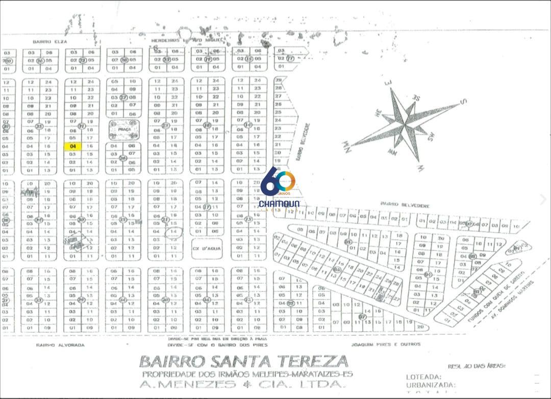 Lote à venda no Santa Tereza: LOte à venda em Marataízes.