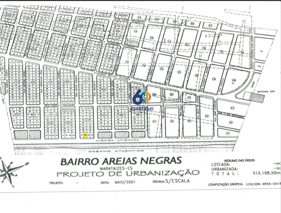 Lote à venda no Areias Negras : Lote à venda em Marataíze
