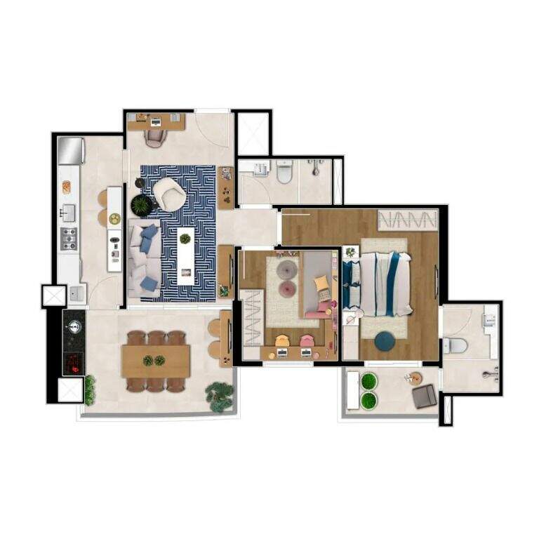 Apartamento à venda no Aparecida: 