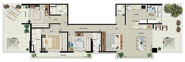 Apartamento à venda no Ponta da Praia: 