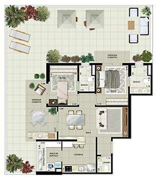 Apartamento à venda no Ponta da Praia: 
