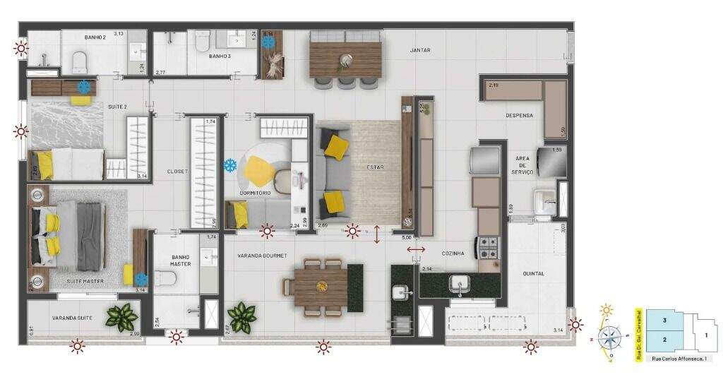 Apartamento à venda no Gonzaga: 