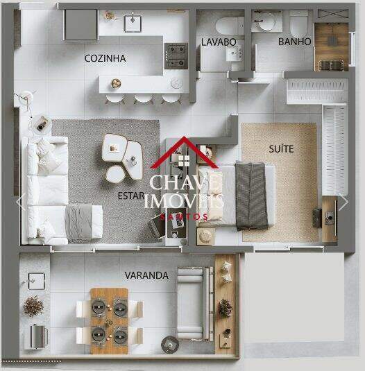 Apartamento à venda no Ponta da Praia: 