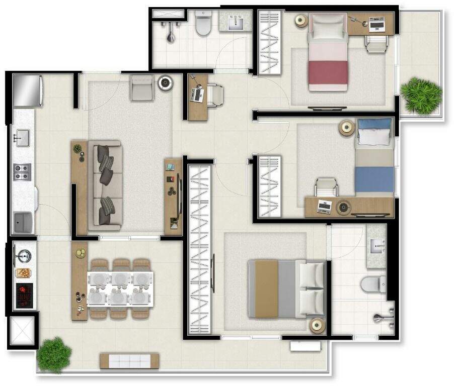 Apartamento à venda no Encruzilhada: 