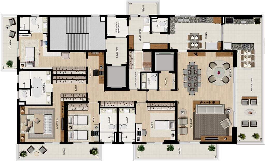 Apartamento à venda no Embaré: 