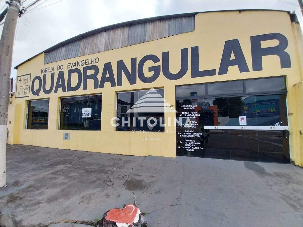 Barracão para aluguel no Centro: 
