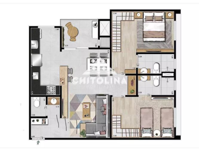 Apartamento à venda no Centro: 