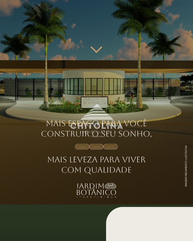 Lote em condomínio à venda no Portal dos Pinheiros II: 