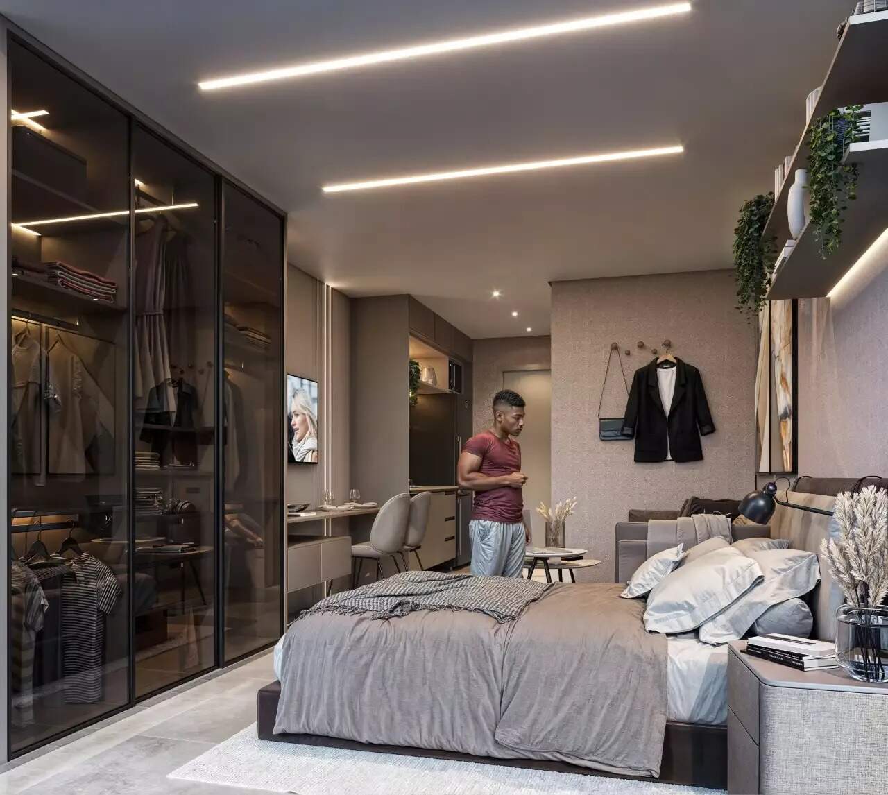 Flat à venda no Jardim Oceania: 