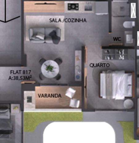 Flat à venda no Poço: 