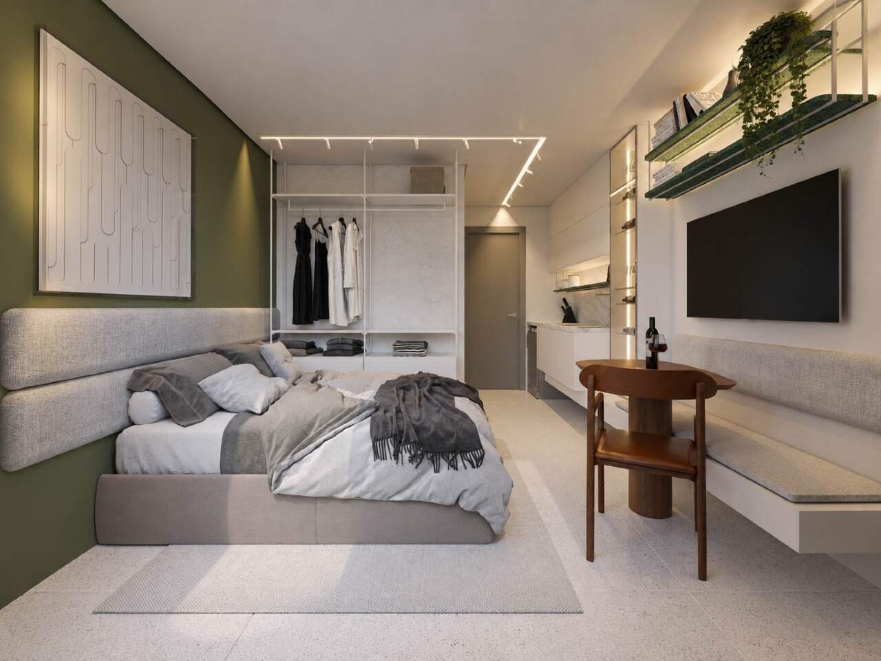Flat à venda no Jardim Oceania: 