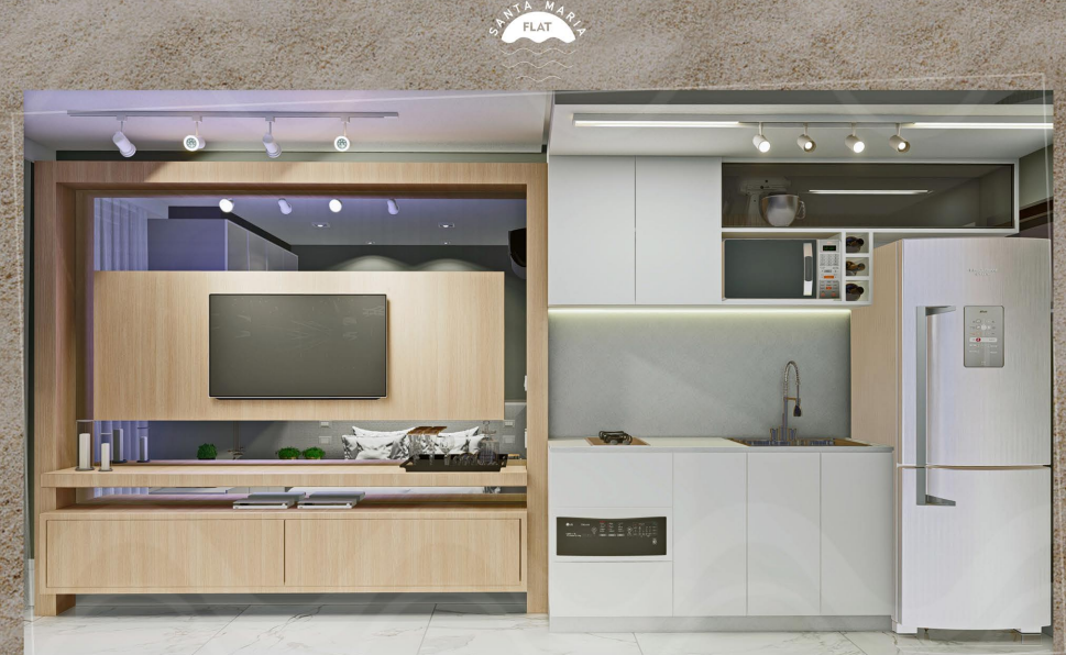 Flat à venda no Intermares: 