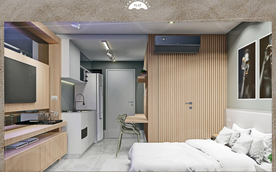 Flat à venda no Intermares: 