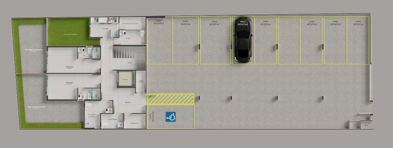 Flat à venda no Aeroclube: 