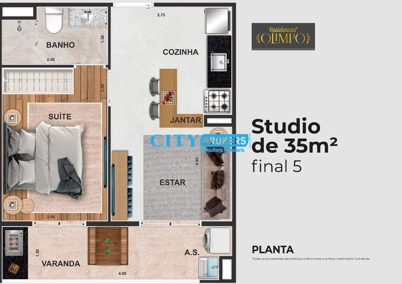 Apartamento à venda com 2 quartos, 47m² - Foto 42