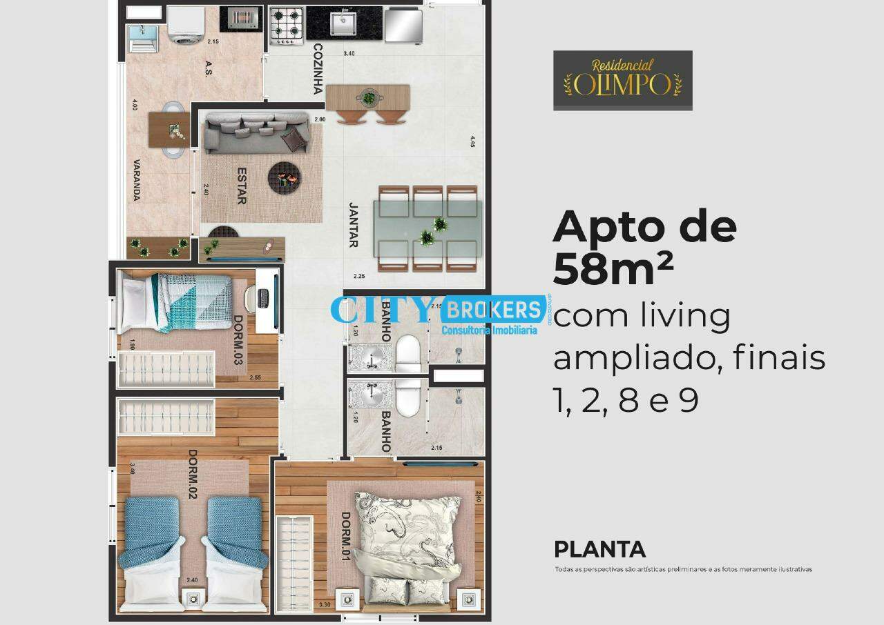 Apartamento à venda com 2 quartos, 47m² - Foto 43