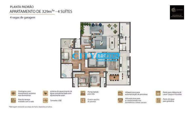 Apartamento à venda com 4 quartos, 330m² - Foto 13