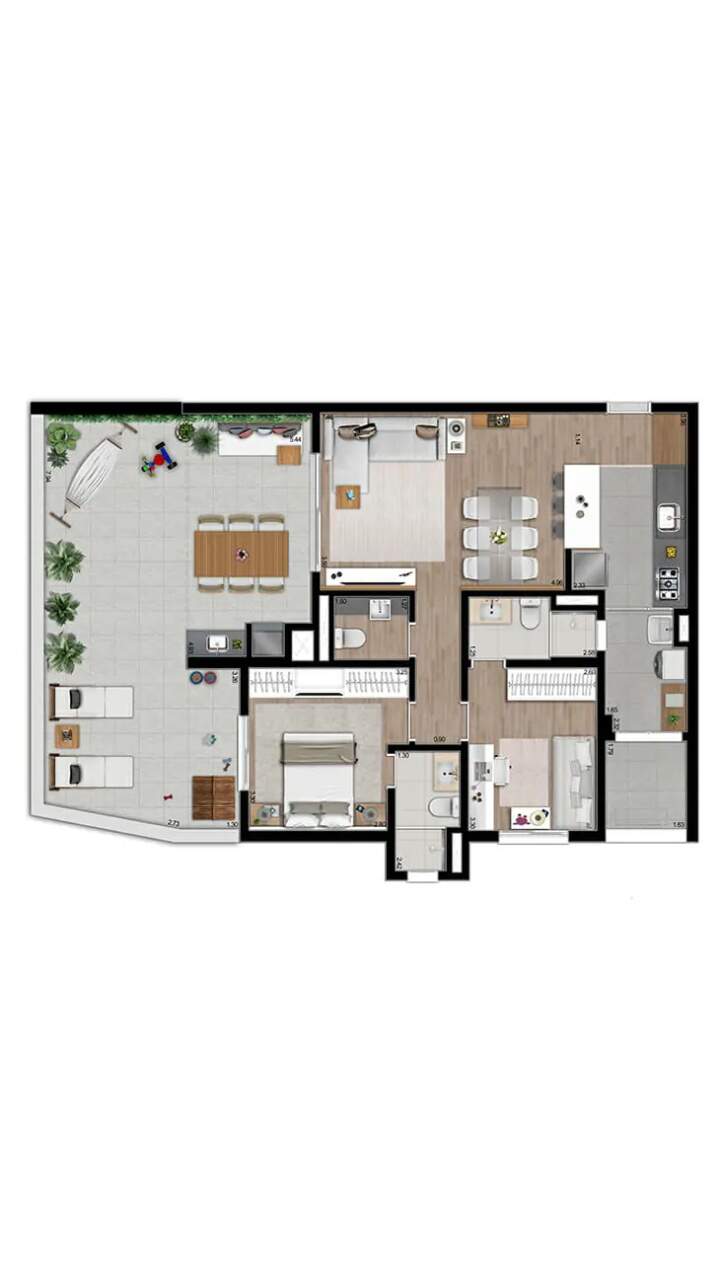 Apartamento à venda com 2 quartos, 76m² - Foto 1