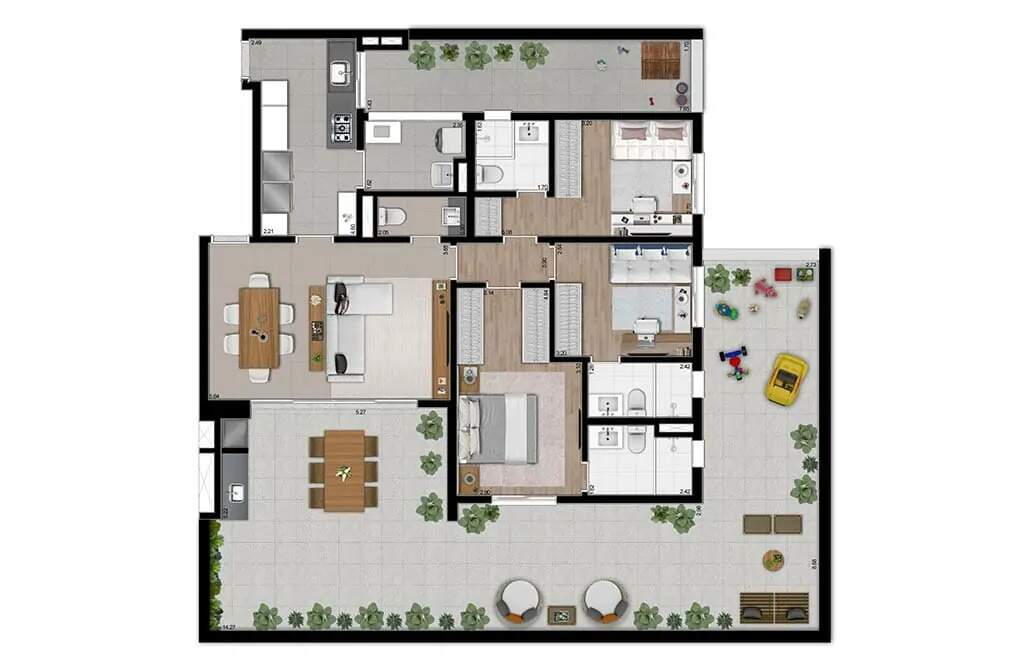 Apartamento à venda com 2 quartos, 76m² - Foto 19