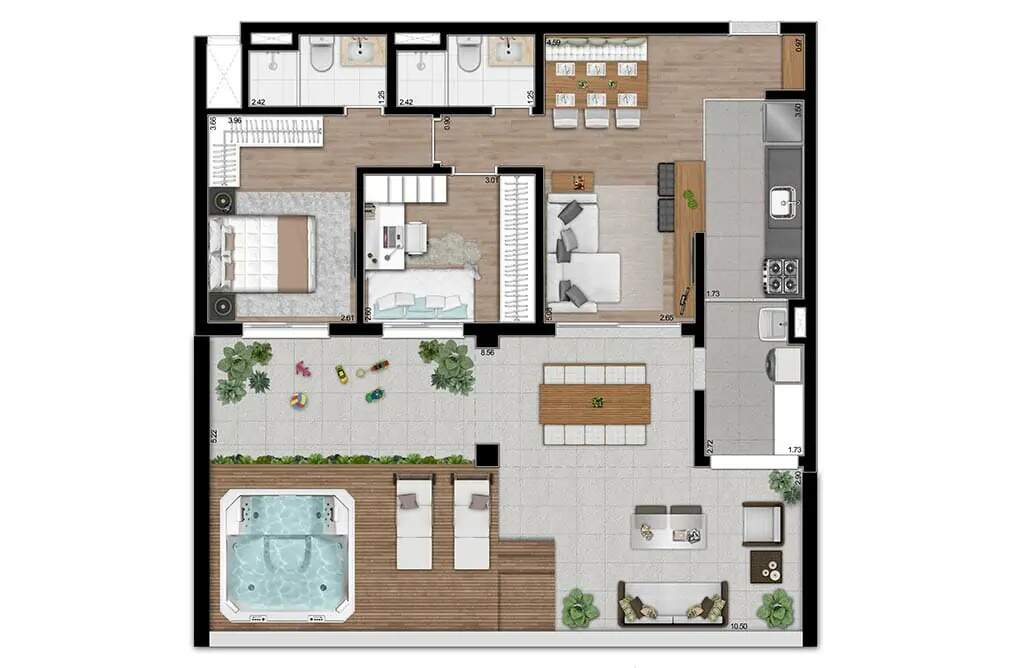 Apartamento à venda com 2 quartos, 76m² - Foto 21