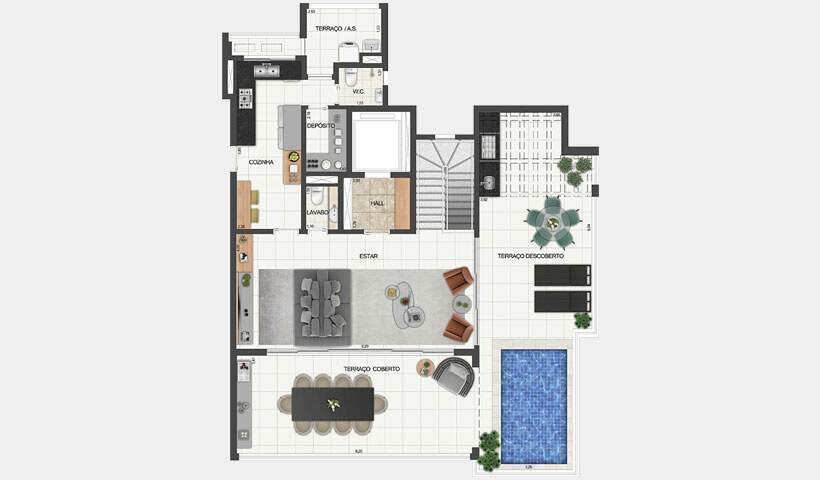 Apartamento à venda com 3 quartos, 163m² - Foto 7